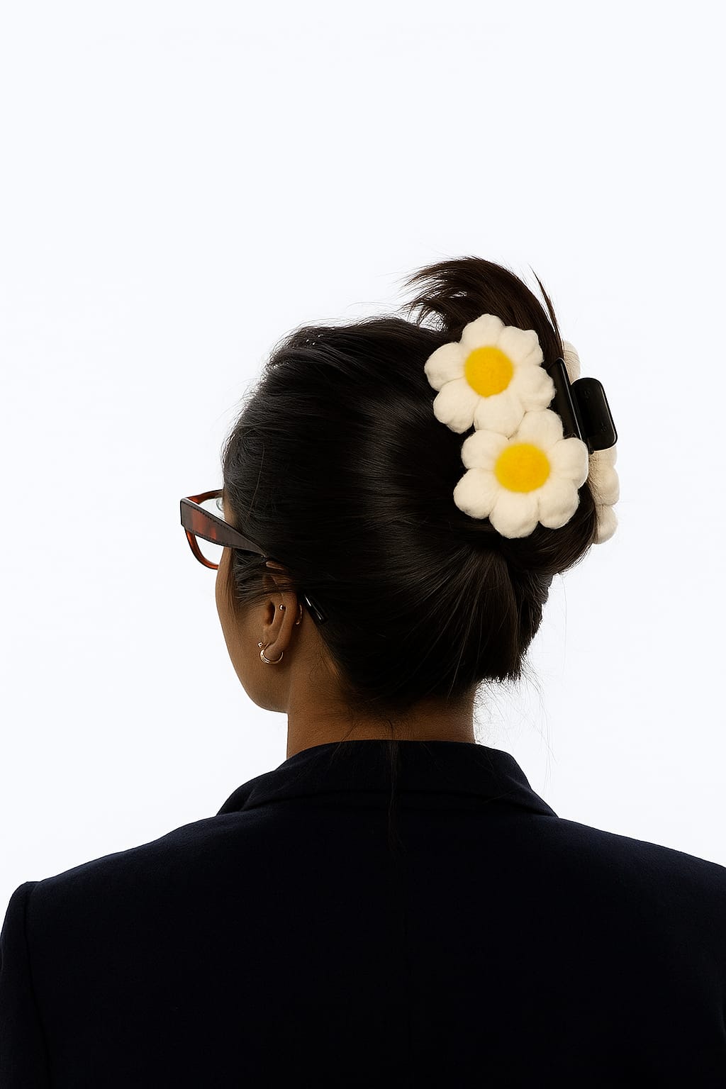 Daisy Crochet Hair Claws, Pack of 1