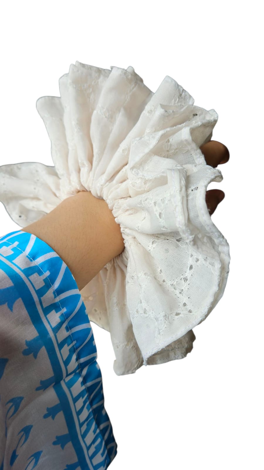 Oversized Hair scrunchies  Set of 5