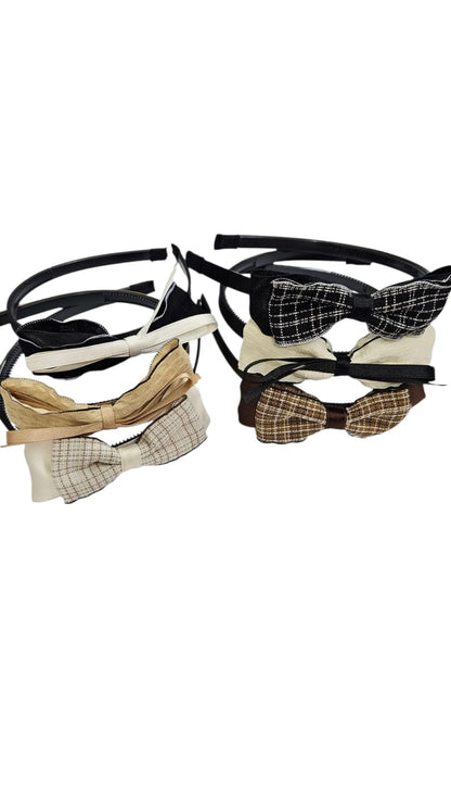 Bow hair hairbands set, Pack of 2
